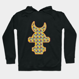 Art Deco Abstract Shape Hoodie